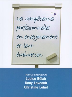 Les Compétences Professionnelles En Enseignement Et Leur évaluation By ...